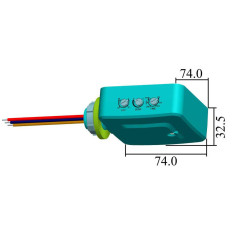 Rörelsesensor Maclean, mikrovåg, infälld, räckvidd 4m-10m, 1200W, MCE137 | HandlaSmidigt.se