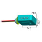 Rörelsesensor Maclean, mikrovåg, infälld, räckvidd 4m-10m, 1200W, MCE137