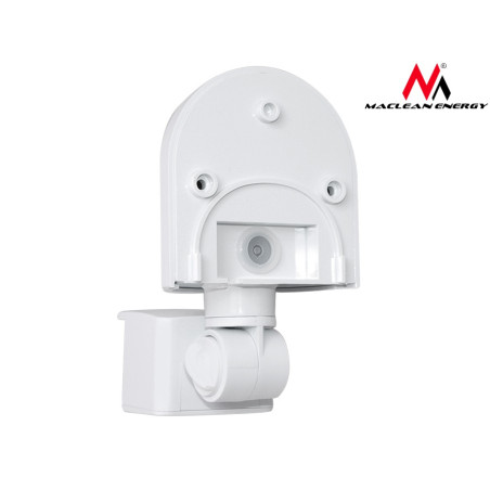 Väggmonterad rörelse- och skymningssensor Maclean, 180°, max 1200W, vit, MCE25 W