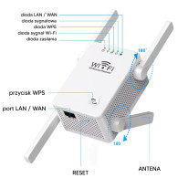AK341 Wzmacniacz sygnału wi-fi repeater
