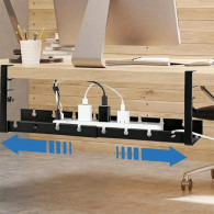 DA263B Organizer na kable pod biurko      blat