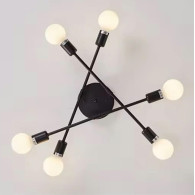 ZD74N Taklampa hängande loft med 6 armar