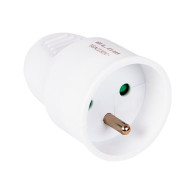 98-109- Uttag gn-171 för enkel jordning vit