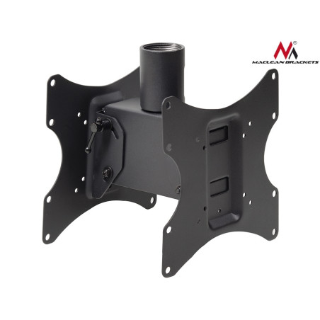 Fäste för två tv-apparater fram/bak 23-42 tum 50 kg universell Maclean MC-702 svart max vesa 200x2.