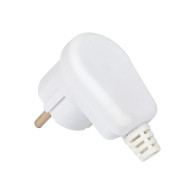 98-150- Wtyczka wt-16 pr kątowa biała