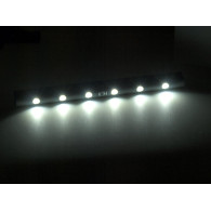 Lampa köksbänk under skåpet 6LED Maclean, längsgående, med rörelsesensor, 5xAAA, MCE123