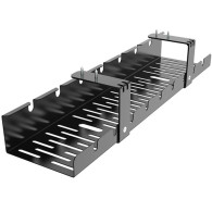 DA263 Organizer na kable pod biurko blat  czarny