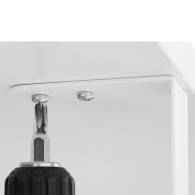 DA263 Organizer na kable pod biurko blat  czarny
