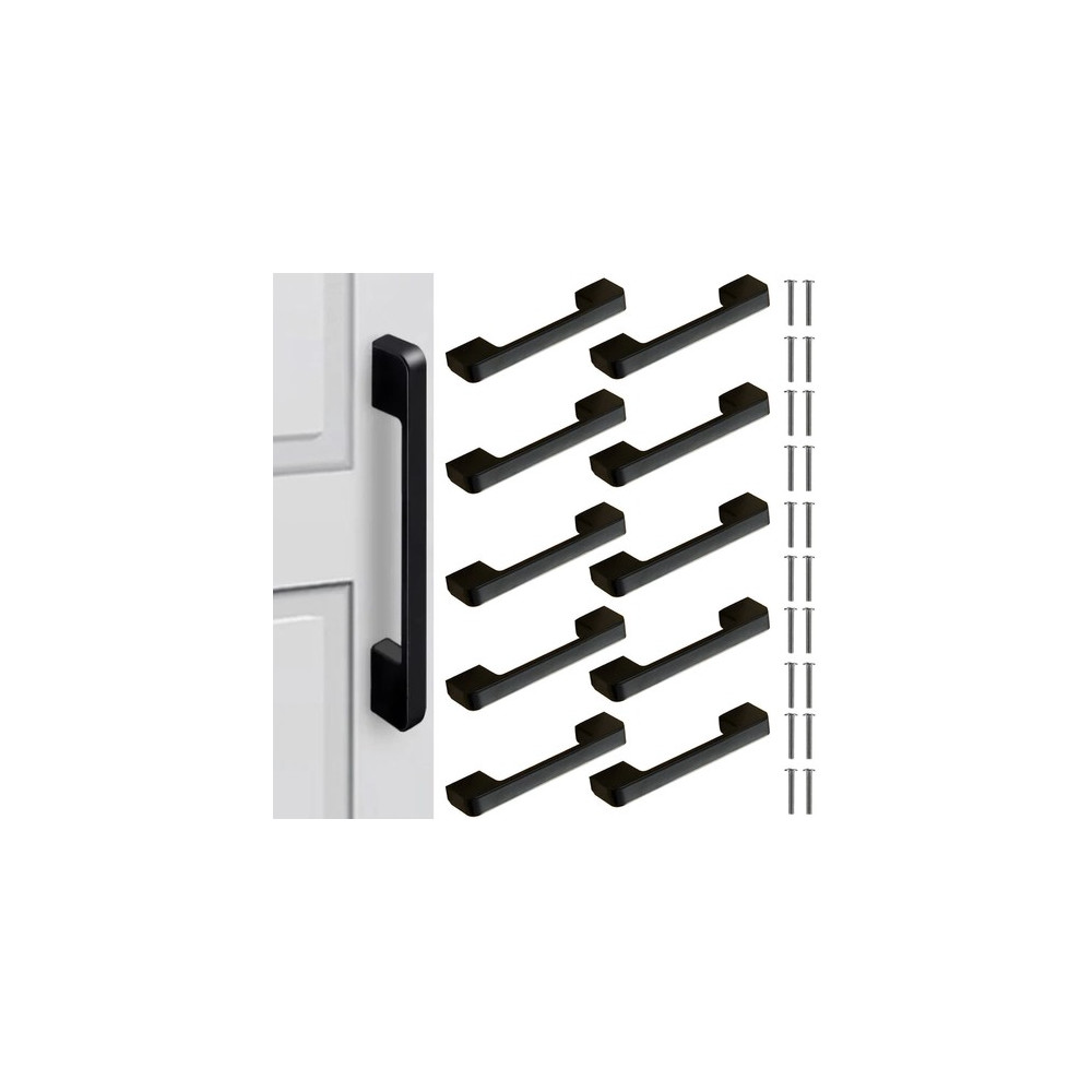 Uchwyt meblowy czarny- 10szt. Ruhhy 24190