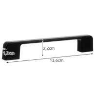 Handtag för möbler svart - 10 st. Ruhhy 24190