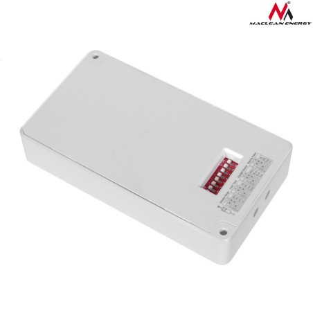 Mikrovågsrörelsesensor Maclean, LED-strömförsörjning med dimmer, Räckvidd 2m-8m, MCE145 W