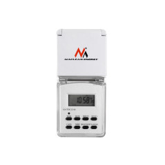 Digital timer Maclean, extern, slumpfunktion, 10 program, max 156 program, 3600 W, IP44, MCE08
