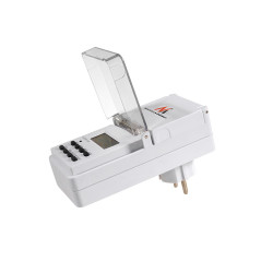 Digital timer Maclean, extern, slumpfunktion, 10 program, max 156 program, 3600 W, IP44, MCE08