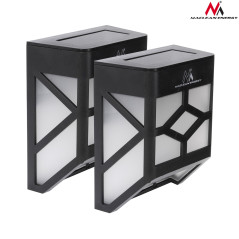 LED-lampa Maclean, solcell, trädgård, 2 st, MCE171