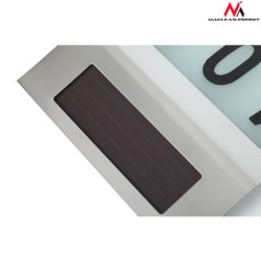 Solcellslampa LED från Maclean, med husnummer, MCE172