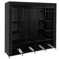 Garderob i tyg 170x170cm Ruhhy 23740