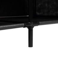 Garderob i tyg 170x170cm Ruhhy 23740
