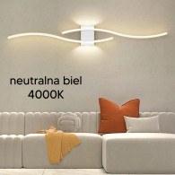 ZD150A Vägglampa väggfäste vit 60cm dagsljus