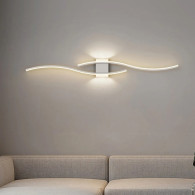 ZD150A Vägglampa väggfäste vit 60cm dagsljus