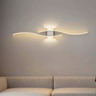 ZD150B Vägglampa vägglampa vit 60cm varmvit