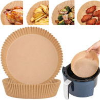 DA280B Papper för air fryer 20cm 50 stycken
