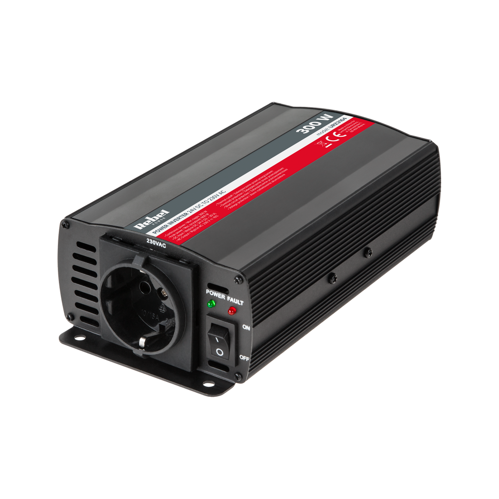 Omvandlare REBEL 24V/230V 300W (uttagstyp F:tyska)