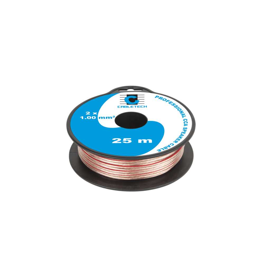 Kabel głośnikowy CCA 1.0mm  25M