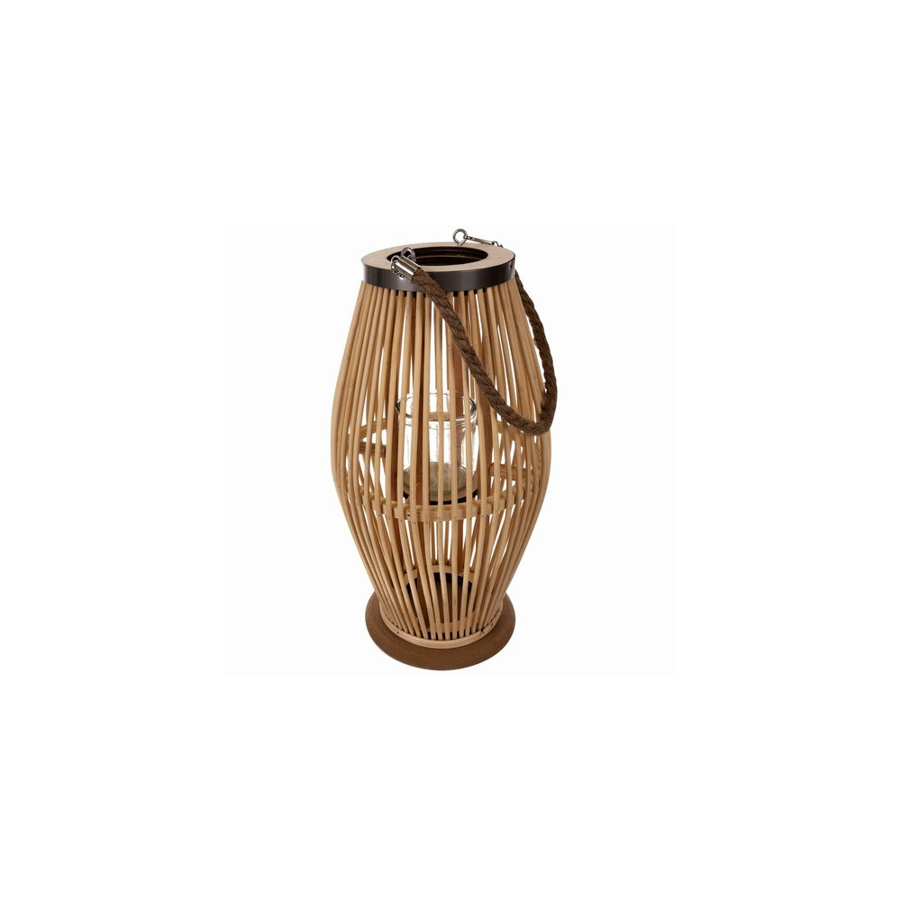Lampion bambusowy rattanowy Gardlov 24282