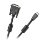 Kabel DVI-HDMI 5m GULD v1.3b