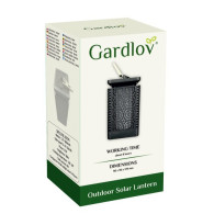 Solcellslampa - lykta Gardlov 24404