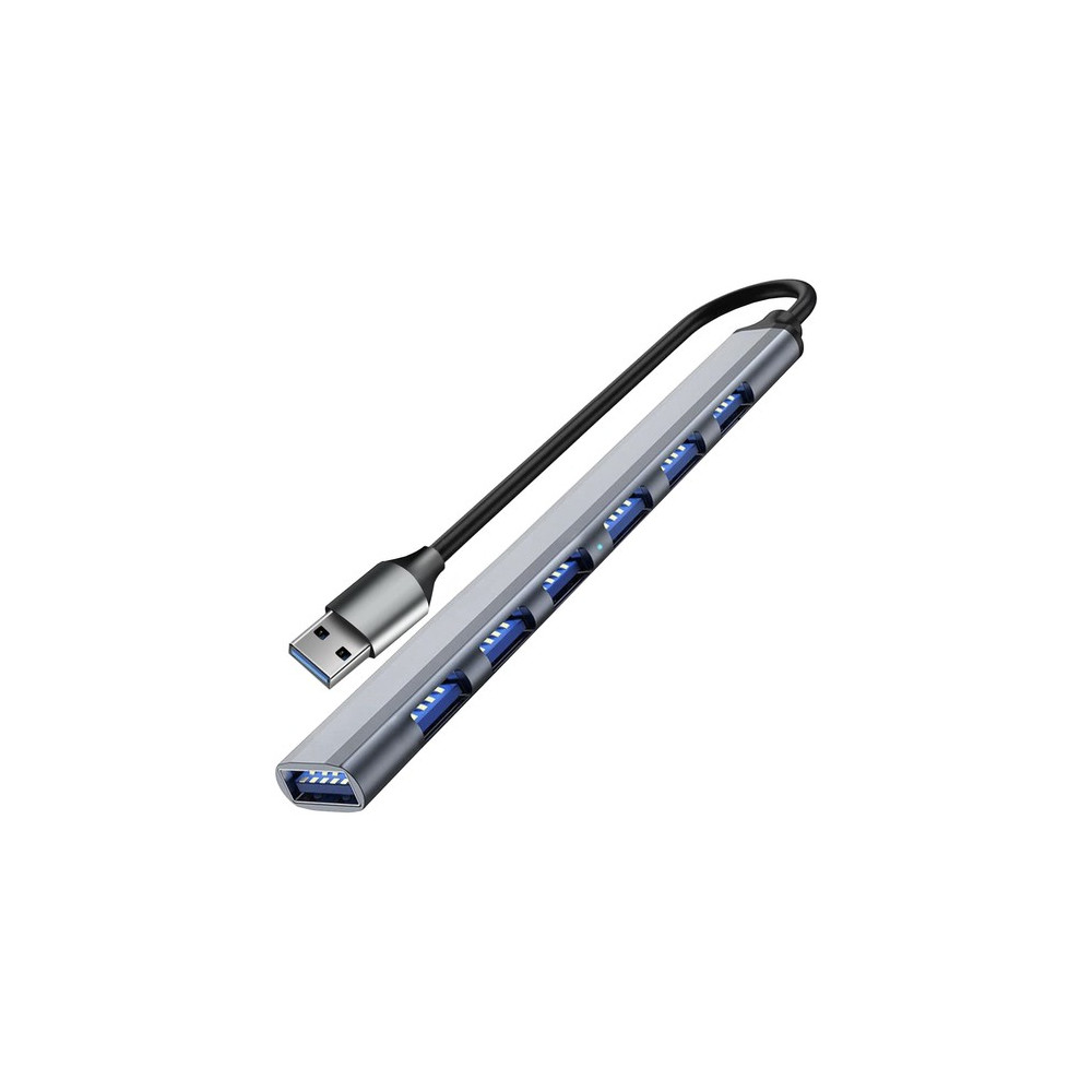 USB-hubb - 1 port 3.2 + 6 portar 2.0 Izoxis 24374