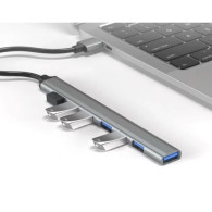 USB-hubb - 1 port 3.2 + 6 portar 2.0 Izoxis 24374