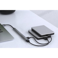 USB-hubb - 1 port 3.2 + 6 portar 2.0 Izoxis 24374