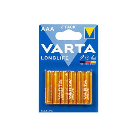 82-662- Alkaliskt batteri AAA 1,5 LR3 Varta Longlife
