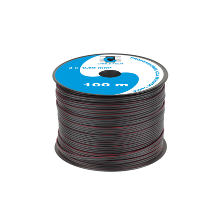 Högtalarkabel CCA 0,50 mm svart