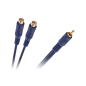Kabel 1 x RCA hane - 2 RCA-uttag 0,2m