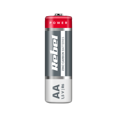 Zinkkolbatterier REBEL R6 4 st/pack | HandlaSmidigt.se