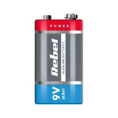 Alkaliska batterier REBEL 9V 6LR61 | HandlaSmidigt.se