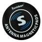 Magnetisk underlägg SUNKER för CB-antenn 15cm