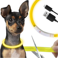 Lysande LED-halsband - justerbart Purlov 24200