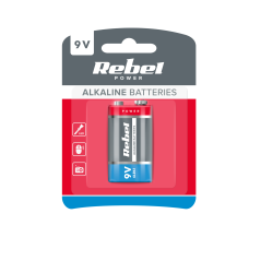 Alkaliska batterier REBEL 9V 6LR61 | HandlaSmidigt.se