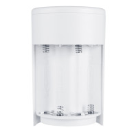 Automatisk dispenser Promedix, vätskedispenser för flytande tvålar, desinfektionsmedel, 300 ml, 4xAA, vit, PR-540 W.