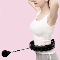 Hula hoop med massager + viktskiva Trizand 25208