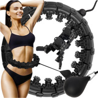 Hula hoop med massager + viktskiva Trizand 25208