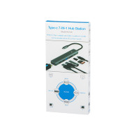 86-071- USB-hubb med 7 portar, modell A-7W1, hubb-05'