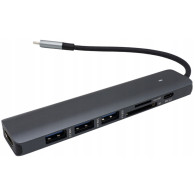 86-071- USB-hubb med 7 portar, modell A-7W1, hubb-05'