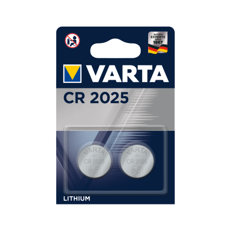 Batteri VARTA CR2025 2 st/fp.