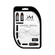 Kabel med 3,5 mm jackkontakt - 2RCA stereo 1,8m Kruger&Matz