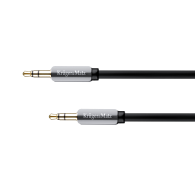 Kabel wtyk prosty - wtyk prosty jack 3.5  stereo 3.0m Kruger&Matz