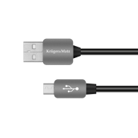 USB-kabel - micro USB-kontakt till kontakt 1,8m Kruger&Matz